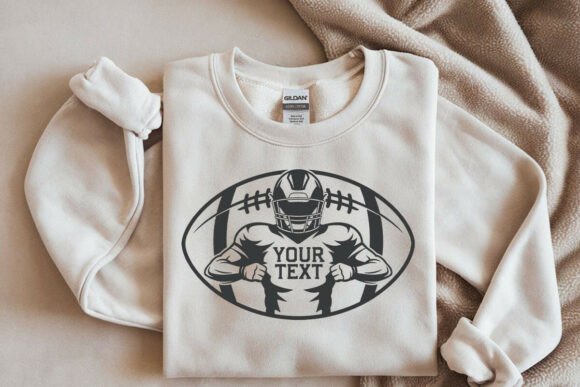 Custom Football Player SVG: Graphics for Crafts & Design