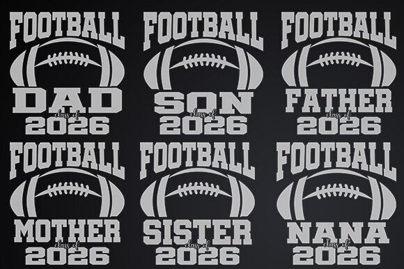 Family Football Bundle SVG & Soccer SVG
