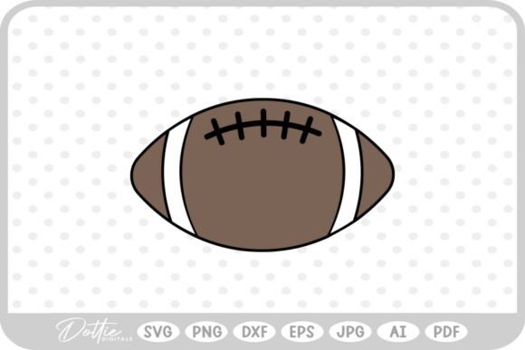 Football Big Game Sunday SVG PNG DXF: Graphics for Crafts & Local Branding