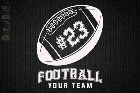Football, Half Football, Football, Mom Graphics for Crafts