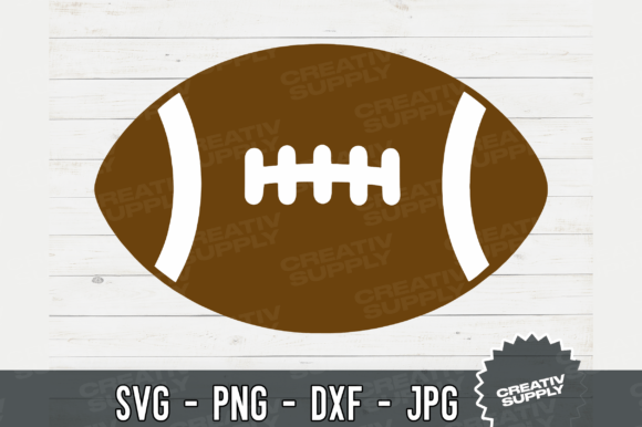 Football SVG Graphics for Crafts & Marketing