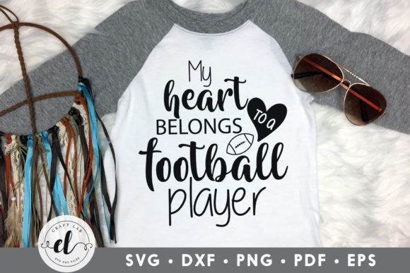 Football SVG & Quote Graphics for Crafts