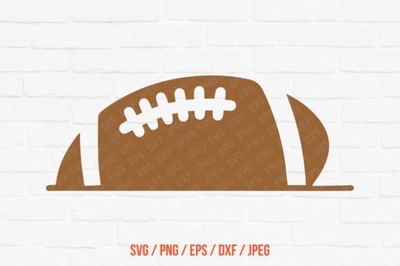Football Touchdown Ball SVG