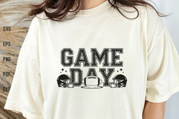 Game Day SVG Football Shirt: Graphics for Crafts & Content