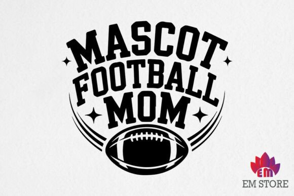 Mascot Football Mom SVG: Graphics for Crafts-Driven Branding