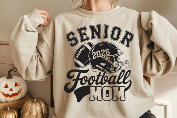 Senior Football Mom SVG Graphics for Crafts
