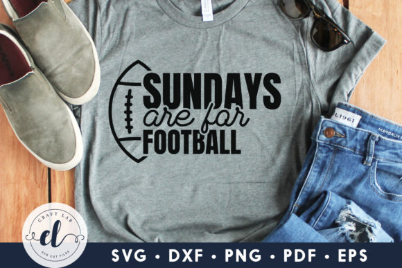 Sundays Are for Football – Graphics & Crafts SVG Cut File