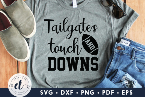 Tailgates and Touchdowns, Football SVG